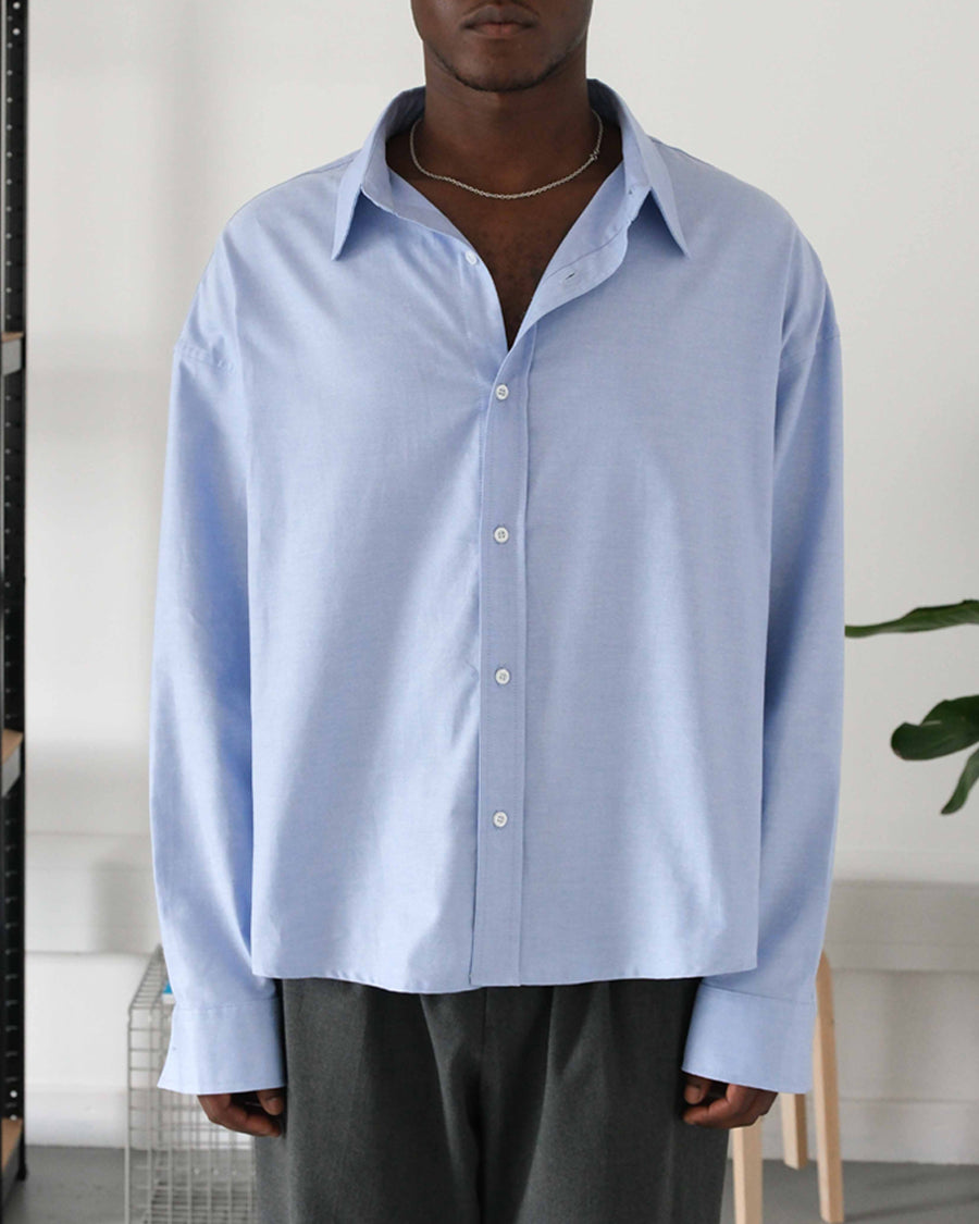 Relaxed Oxford Shirt - Blue